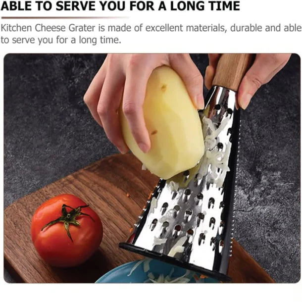 Vegetable Grater Tool with Multipurpose Stainless Steel Blades
