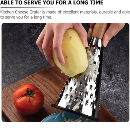 Vegetable Grater Tool with Multipurpose Stainless Steel Blades