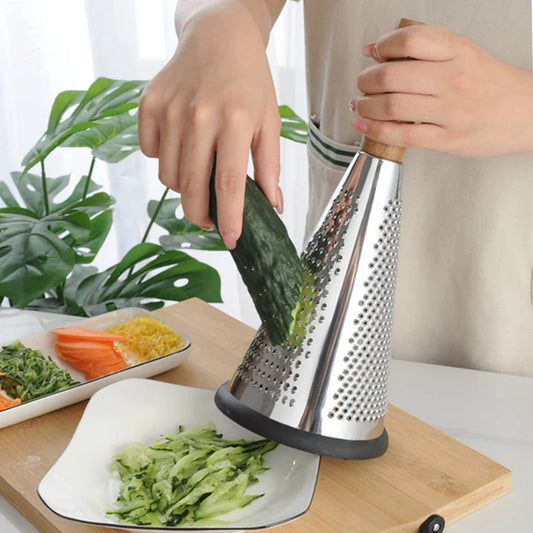 Vegetable Grater Tool with Multipurpose Stainless Steel Blades
