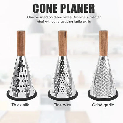 Vegetable Grater Tool with Multipurpose Stainless Steel Blades