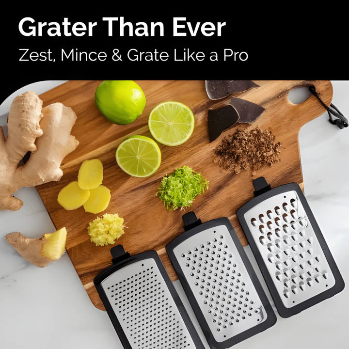 Multifunction Handheld Grater With Built-In Container